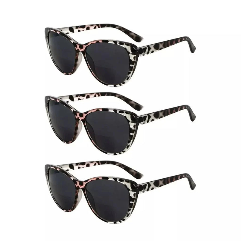 eyekeeper.com 3 Pack Cat-eye Stylish Bifocal Reading Sunglasses S033 Sunglasses