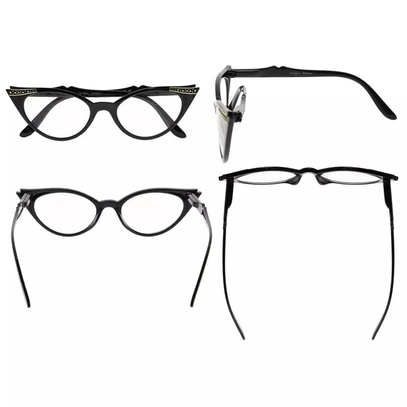eyekeeper.com 3 Pack Chic Readers Cat-eye Reading Glasses R914 Eyeglasses