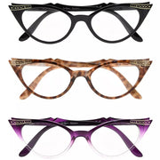 eyekeeper.com 3 Pack Chic Readers Cat-eye Reading Glasses R914 Eyeglasses