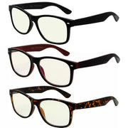 eyekeeper.com 3 Pack Classic Blue Light Filter Reading Glasses UV109 Eyeglasses