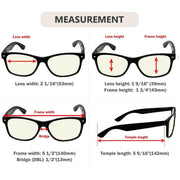 eyekeeper.com 3 Pack Classic Blue Light Filter Reading Glasses UV109 Eyeglasses