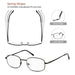 Eyekeeper  - 3 Pack Wire Rim Reading Glasses R3235