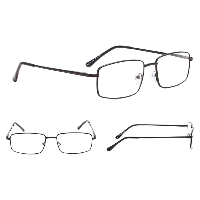 3 Pack Classic Metal Frame Reading Glasses R15023