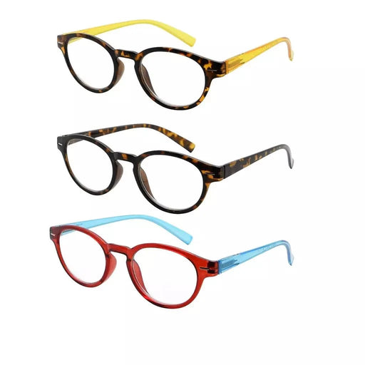 eyekeeper.com 3 Pack Classic Stylish Reading Glasses 3PKR091 Eyeglasses