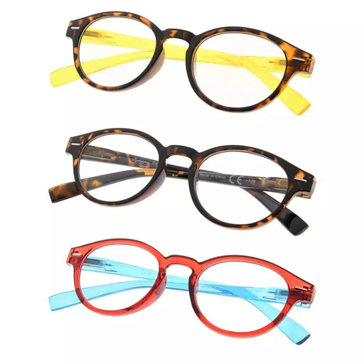eyekeeper.com 3 Pack Classic Stylish Reading Glasses 3PKR091 Eyeglasses