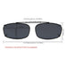 3 Pack Classic Sunglasses Clip on Polarized C62 (52MMx32MM)