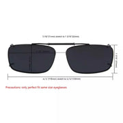 eyekeeper.com 3 Pack Clip on Polarized Sunglasses C61(54MMx34MM) Sunglasses