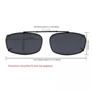eyekeeper.com 3 Pack Clip on Polarized Sunglasses C62 (52MMx32MM) Sunglasses