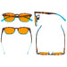 eyekeeper.com - 3 Pack Fashion Blue Light Blocking Reading Glasses DS079D