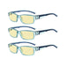 eyekeeper.com - 3 Pack Stylish Blue Light Blocking Readers TMXM01