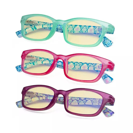 eyekeeper.com 3 Pack Floral Print Blue Light Blocking Readers TM029 Eyeglasses