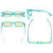 eyekeeper.com - 3 Pack Floral Print Blue Light Blocking Readers TM029