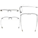 eyekeeper.com - 3 Pack Half-rim Folding Readers Fold-up Telescopic Arms R1710