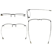 eyekeeper.com 3 Pack Half-rim Folding Telescopic Arms Reading Glasses R1710 Eyeglasses