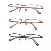 eyekeeper.com 3 Pack Half-rim Metal Frame Reading Glasses R1614 Eyeglasses