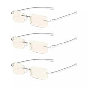 eyekeeper.com 3 Pack Lightweight Blue Light Filter Reading Glasses UVCG1 Eyeglasses