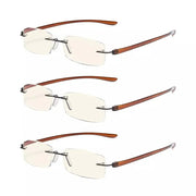 eyekeeper.com 3 Pack Lightweight Blue Light Filter Reading Glasses UVCG1 Eyeglasses