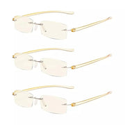 eyekeeper.com 3 Pack Lightweight Blue Light Filter Reading Glasses UVCG1 Eyeglasses