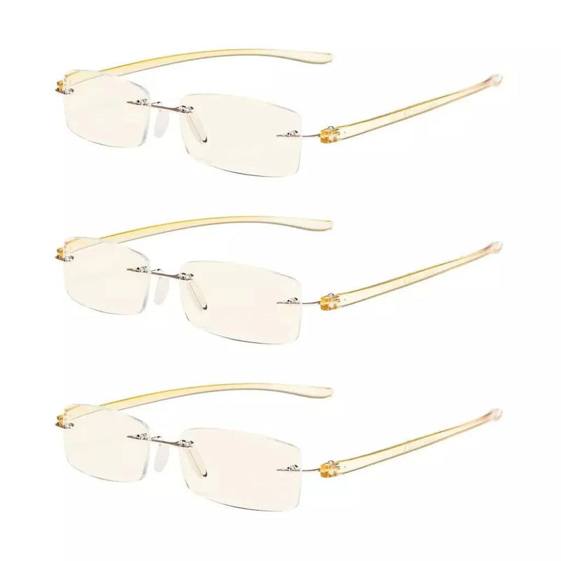 eyekeeper.com 3 Pack Lightweight Blue Light Filter Reading Glasses UVCG1 Eyeglasses