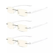 eyekeeper.com 3 Pack Lightweight Blue Light Filter Reading Glasses UVCG1 Eyeglasses