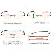 eyekeeper.com 3 Pack Lightweight Blue Light Filter Reading Glasses UVCG1 Eyeglasses