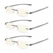 eyekeeper.com 3 Pack Lightweight Blue Light Filter Reading Glasses UVCG1 Eyeglasses