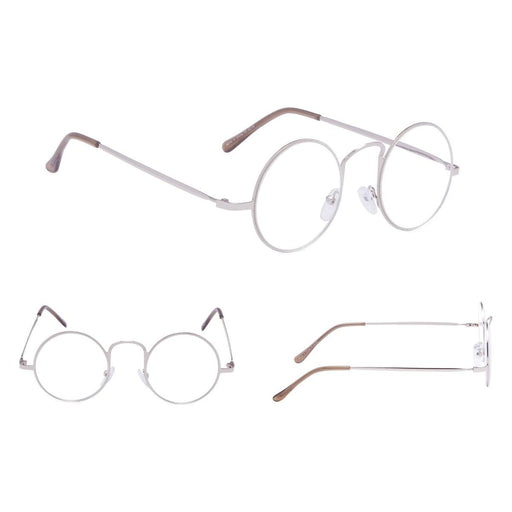 eyekeeper.com - 3 Pack Lightweight Round Metal Reading Glasses R15025