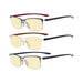 eyekeeper.com - 3 Pack Metal Blue Light Blocking Reading Glasses TMCG12801