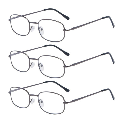 eyekeeper.com - 3 Pack Metal Frame Reading Glasses R3232