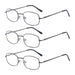 eyekeeper.com - 3 Pack Metal Frame Reading Glasses R3232