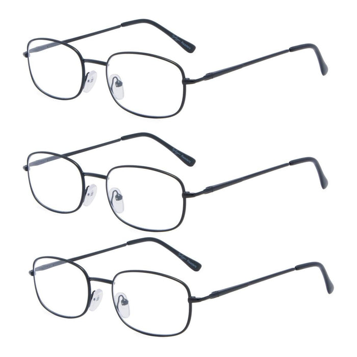 eyekeeper.com - 3 Pack Metal Frame Reading Glasses R3232