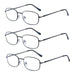 eyekeeper.com - 3 Pack Metal Frame Reading Glasses R3232