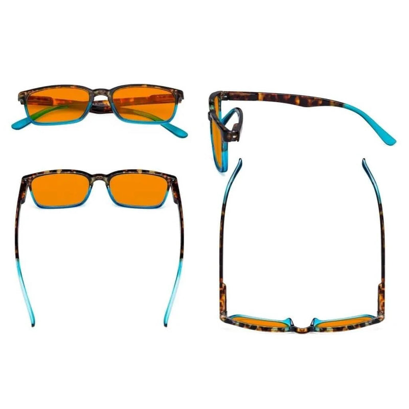 eyekeeper.com 3 Pack Nighttime Blue Light Blocking Reading Glasses DS898D Eyeglasses