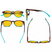 eyekeeper.com 3 Pack Oval Blue Light Blocking Reading Glasses HP060D Eyeglasses