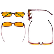 eyekeeper.com 3 Pack Pattern Blue Light Blocking Reading Glasses DSR908 Eyeglasses