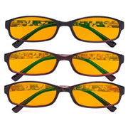 eyekeeper.com 3 Pack Pattern Blue Light Blocking Reading Glasses DSR908 Eyeglasses