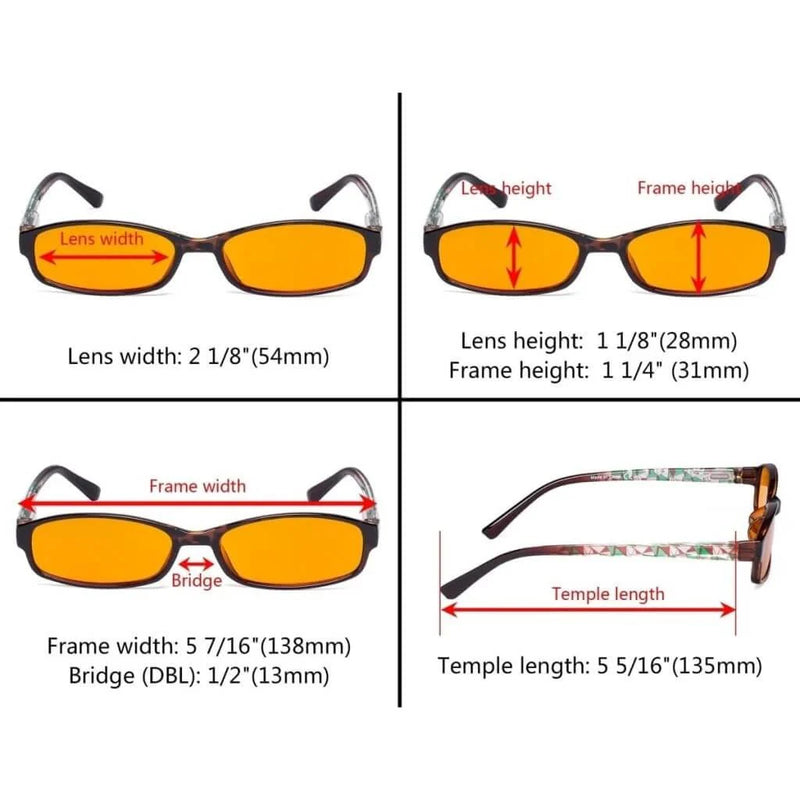 eyekeeper.com 3 Pack Pattern Blue Light Blocking Reading Glasses DSR908 Eyeglasses