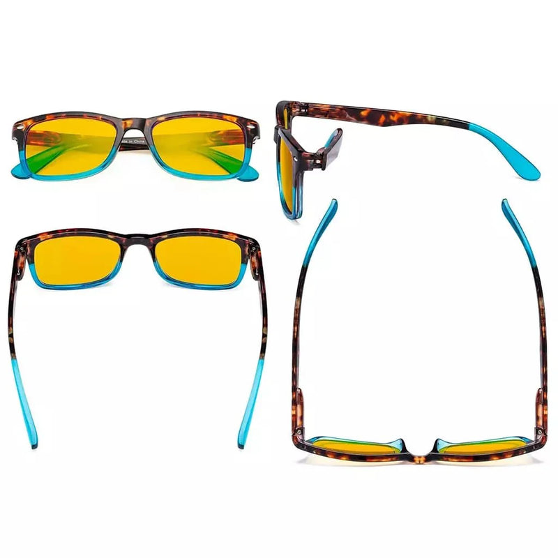 eyekeeper.com 3 Pack Pattern Blue Light Blocking Reading Glasses HP075D Eyeglasses