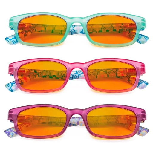 eyekeeper.com 3 Pack Pattern Design Blue Blocking Reading Glasses DS029 Eyeglasses