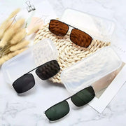 eyekeeper.com 3 Pack Polarized Clip on Sunglasses with Spring Draw Bar C63 (54MMx34MM) Sunglasses