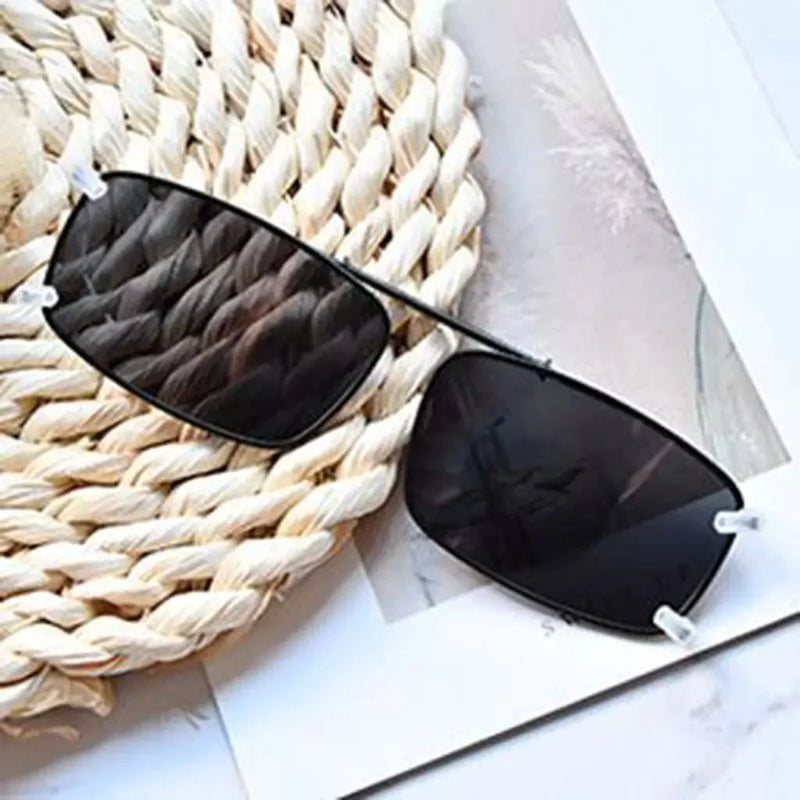 eyekeeper.com 3 Pack Polarized Clip on Sunglasses with Spring Draw Bar C63 (54MMx34MM) Sunglasses