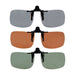 eyekeeper.com - 3 Pack Polarized Flip up Clip on Sunglasses F68 (60MMx43MM)