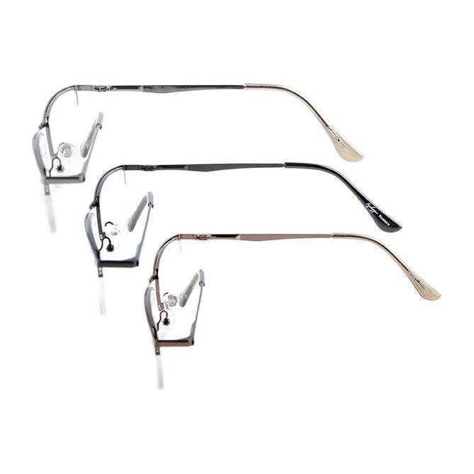 eyekeeper.com - 3 Pack Quality Metal Half-rim Design Reading Glasses R1614