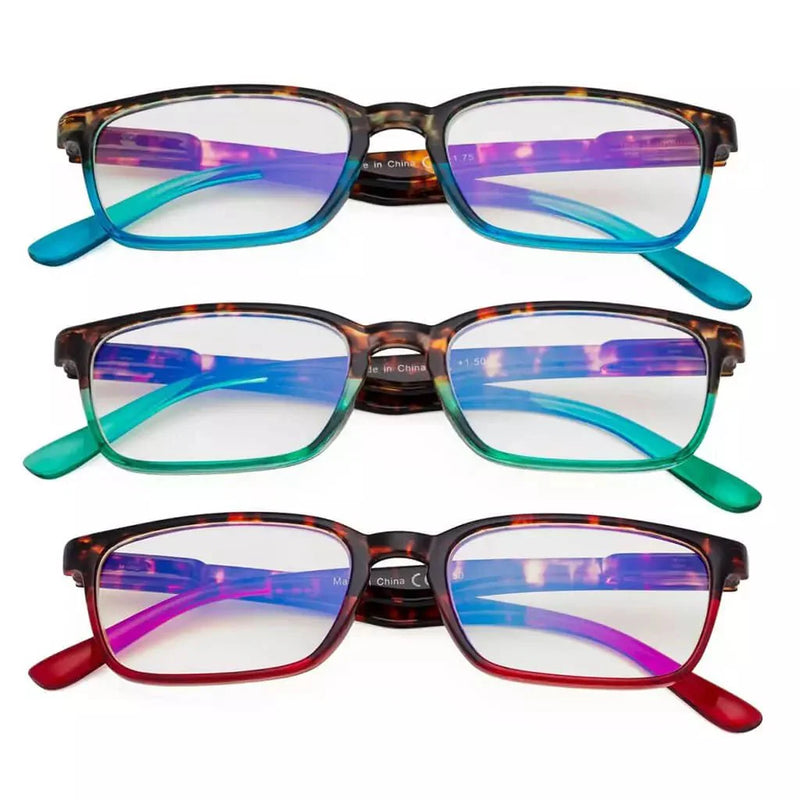 eyekeeper.com 3 Pack Reading Glasses Vintage Readers R898D Eyeglasses