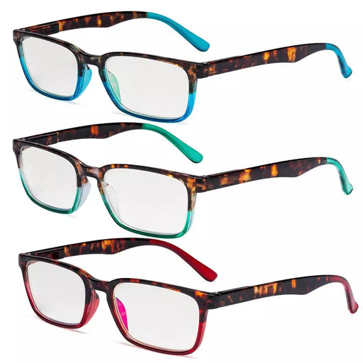 eyekeeper.com 3 Pack Reading Glasses Vintage Readers R898D Eyeglasses