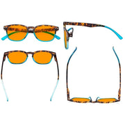 eyekeeper.com 3 Pack Rectangle Blue Light Blocking Reading Glasses DS079D Eyeglasses