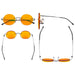 eyekeeper.com - 3 Pack Rimless Round Blue Light Blocking Reading Glasses DSWK26