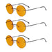 eyekeeper.com - 3 Pack Rimless Round Blue Light Blocking Reading Glasses DSWK26