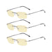 eyekeeper.com - 3 Pack Rimless Blue Light Blocking Reading Glasses TMWK8