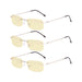 eyekeeper.com - 3 Pack Rimless Blue Light Blocking Reading Glasses TMWK8